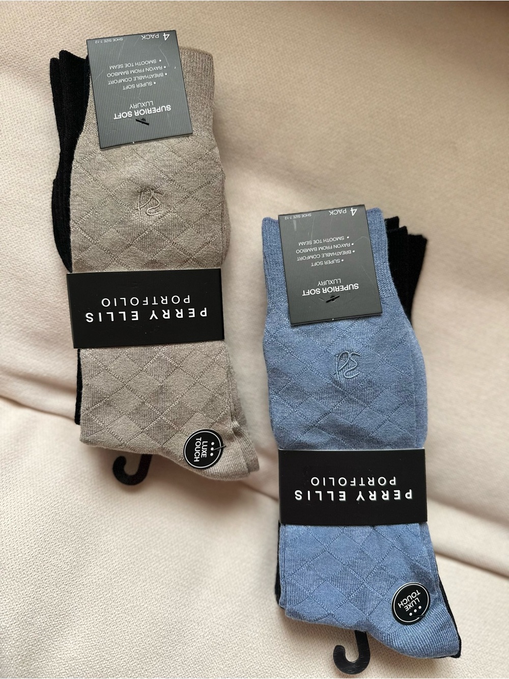 Men’s Perry Ellis Dress Socks 8 Pairs NEW